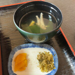 戸山うなぎ - 肝吸とお漬物