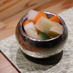 鮨ト酒肴 富かわ - ガリ