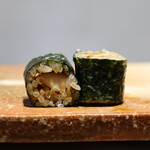 鮨ト酒肴 富かわ -  ［握り］シイタケの細巻き