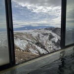 王ヶ頭ホテル - 風呂からの八ヶ岳