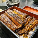 うな新 - うな重(特上)@3,400円