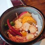 叙々苑 - 壺漬カルビ　沢山の野菜達と一緒に