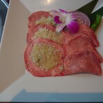 叙々苑 - 上ネギタン塩　柔らかくも適度な弾力　上質ですねえ〜