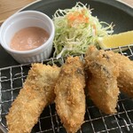 的矢かきテラス - 250228金　三重　的矢かきテラス　カキフライ