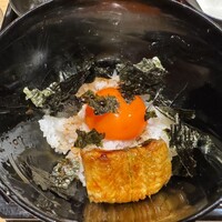 銀座 稲葉 - 白米・鰻・卵黄・焼き海苔
