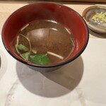 豊鮨 - 締めのお味噌汁