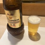 豊鮨 - 最初のとりあえず生では無くものすごくビールにて