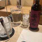 豊鮨 - 焼酎セット→こだわりのお水が美味い