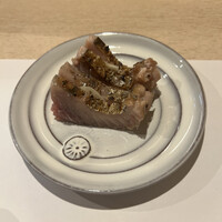 豊鮨 - 戻りカツオ→最高に脂がのり美味い！