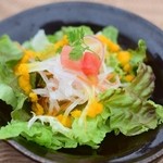 摩波楽茶屋 - ランチのサラダ