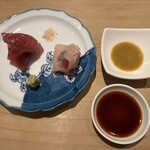 鮨 一二郎 - ヨコワ、ブリの造り