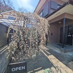カフェ ラストワルツ - お店外観　梅が咲いてる♪