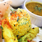 Tikka Naan&Curry&Kebab - ライス