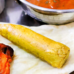 Tikka Naan&Curry&Kebab - チキンカバブ