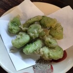 囲坊主 - 空豆の天麩羅