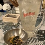 おひとり様大歓迎 バル酒場 - メガハイとつきだし