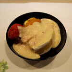 うを徳 - とちおとめ & せとか & 晩白柚 + あまおうのアイスクリーム