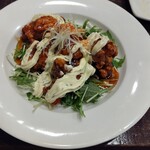 郷港 - チキン南蛮。旨くて、量が多い。