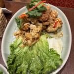 タイの食卓 クルン・サイアム 大井町店 - ガーリックソフトシェルクラブ