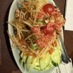 タイの食卓 クルン・サイアム 大井町店 - ソムタム（青パパイヤサラダ）