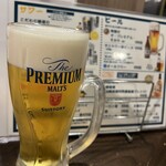 金町製麺 - 神泡のザ・プレミアム・モルツ（生）500円