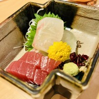 六盛 - お造り三種盛