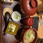 鴨と醸し 鼓道 - 親子丼とミニかけ蕎麦