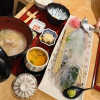 対馬のどぐろとイカ活き造り 博多 魚蔵 都ホテル店 - 