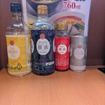 幸楽苑 - 調味料たち