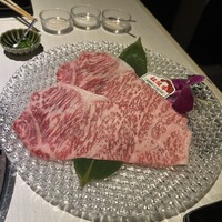 黒毛和牛焼肉きっしゃん 北新地店 - サーロイン焼きしゃぶ