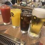 鉄板もんじゃ＆お好み焼き ぽんぽこ八兵衛 - 乾杯