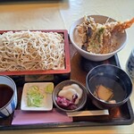 印旛そば 石亭 - 料理写真:もりミニ天丼セット