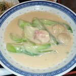 中国料理 天龍 - ホタテとチンゲンサイのクリーム煮