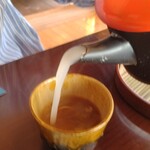 蕎麦藍 - 濃厚白濁の蕎麦湯