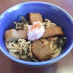 蕎麦藍 - 初島の３枚目・黒はんぺんおろしそば