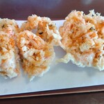 蕎麦藍 - 桜海老のアップ