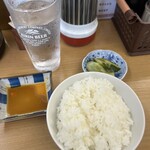 江ちゃんラーメン - ご飯＆漬物♫