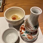 しゃぶしゃぶ・日本料理 木曽路 - お通し　熱燗