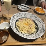 コモンダイニング - 柚子胡椒と西京味噌のカルボナーラ