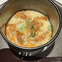鮨 森学 - 桜海老を使った茶碗蒸し