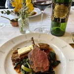 レストラン アルティザン（restaurant Artisan） - 仔羊のロースト 季節の野菜と山羊のチーズのソテー