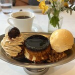 レストラン アルティザン（restaurant Artisan） - 男気プリン ア・ラ・モード（900円）