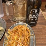 中華 わたる - ホッピーとネギチャーシュー