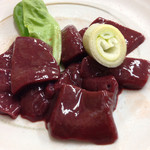 スタミナ苑 - 炙りレバ塩