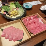 北新地しゃぶしゃぶすき焼き きらく - 
