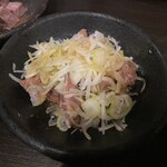 もつしげ 野毛小路 - レバテキ（650円）