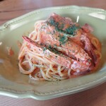 北千住 ビストロ男前 - 渡り蟹のトマトパスタ