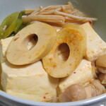 とうふちくわの里・ちむら - とうふちくわinキムチ鍋