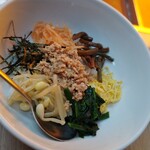 昇楽 - ランチの半ビビンバ