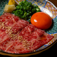 但馬牛の肉刺し